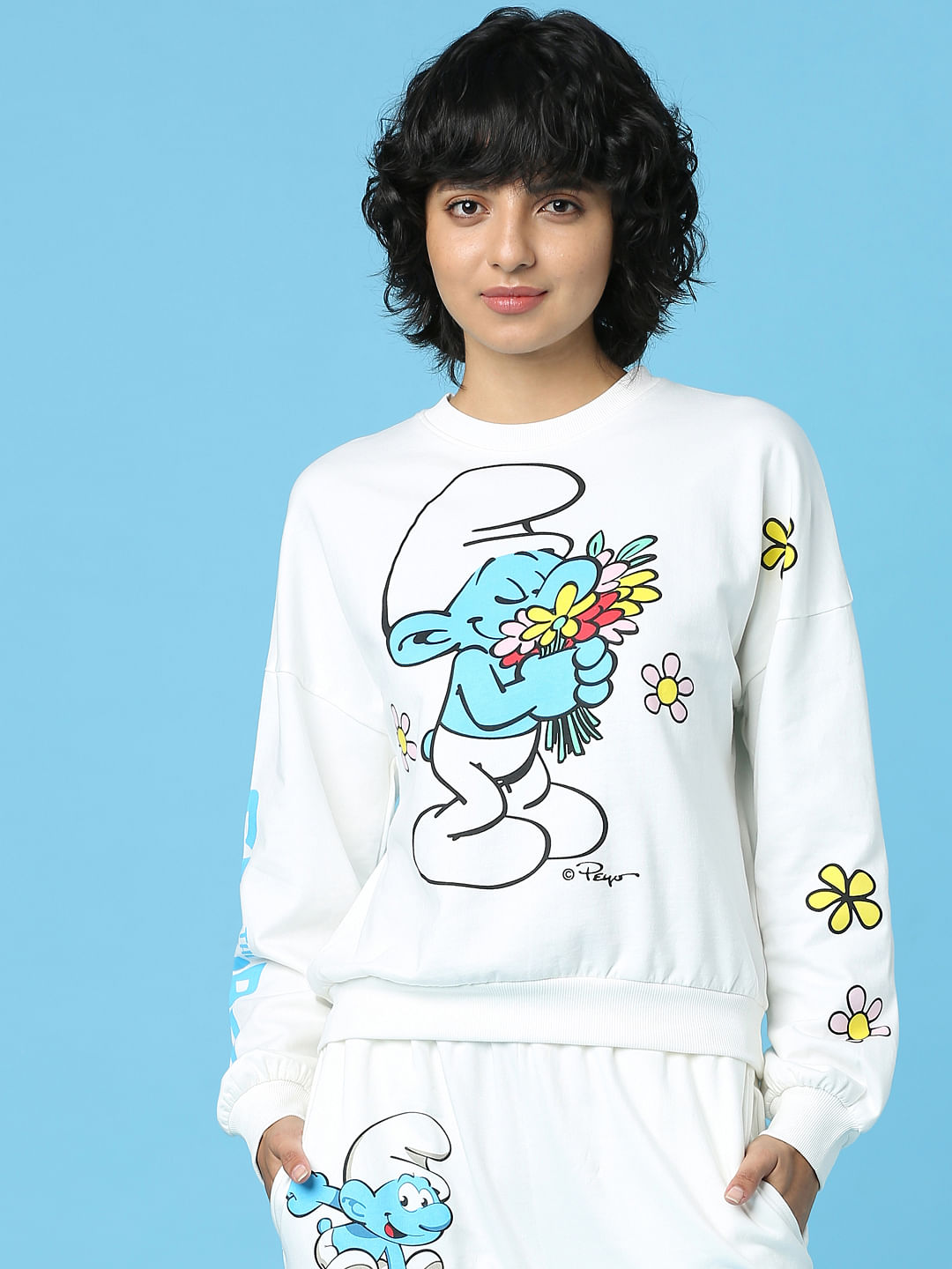 Smurfs sweatshirt best sale