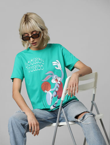 Only X Looney Tunes Green Bugs Bunny T-shirt