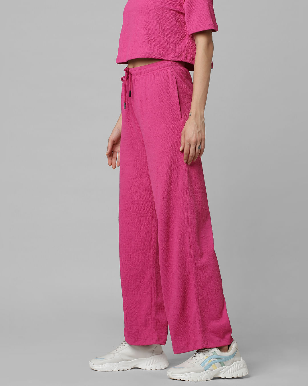 Unique21 high rise cargo pants in pink