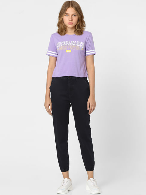 Purple Graphic T-shirt