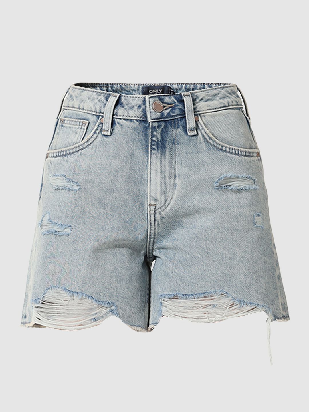 High rise distressed shorts online