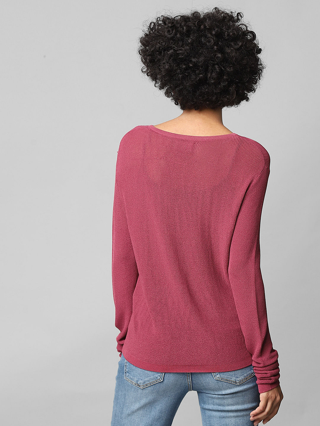 Dark shop pink jumper