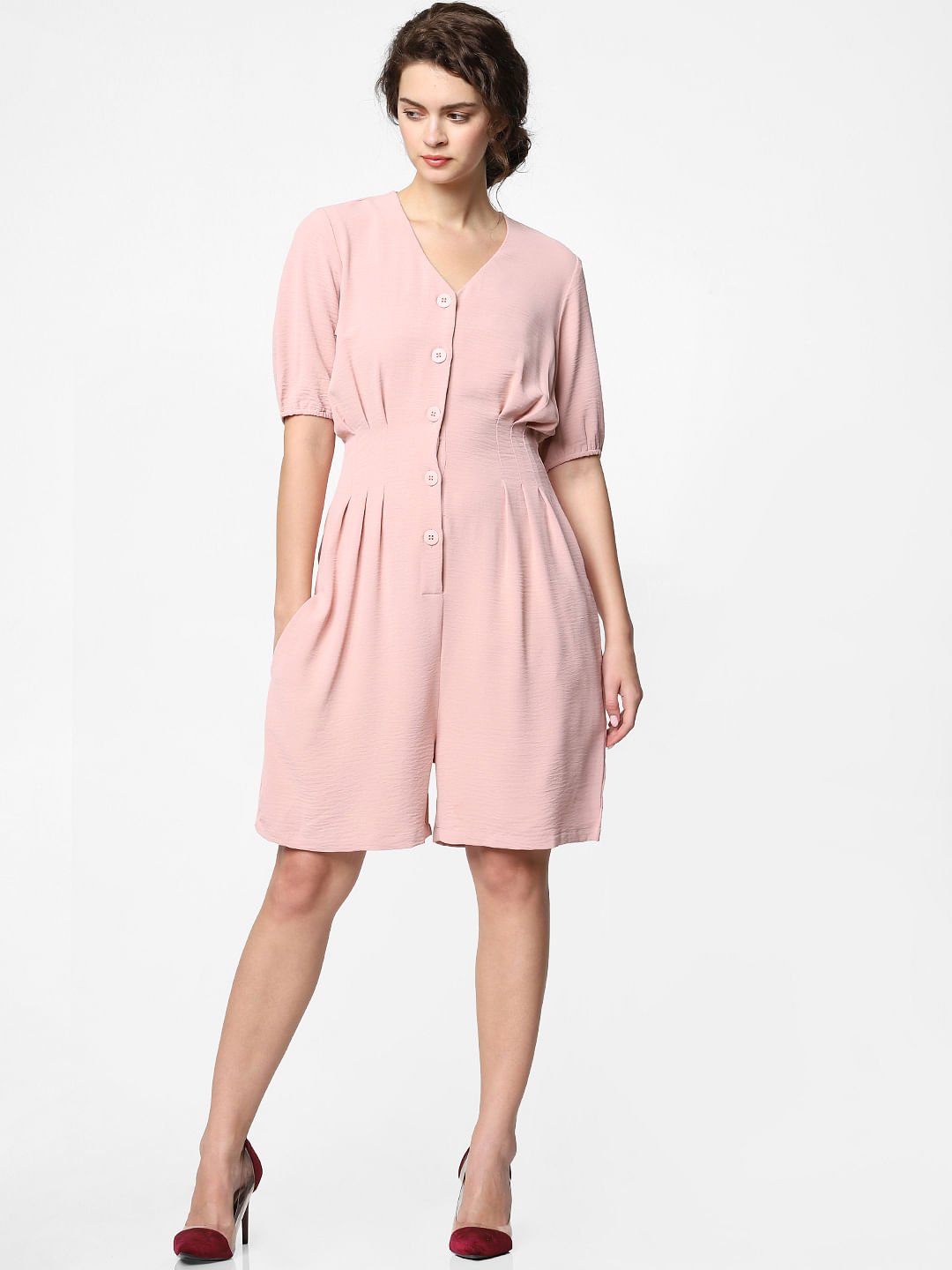 Pink Summer Playsuit for Women