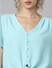 Turquoise Knot Top