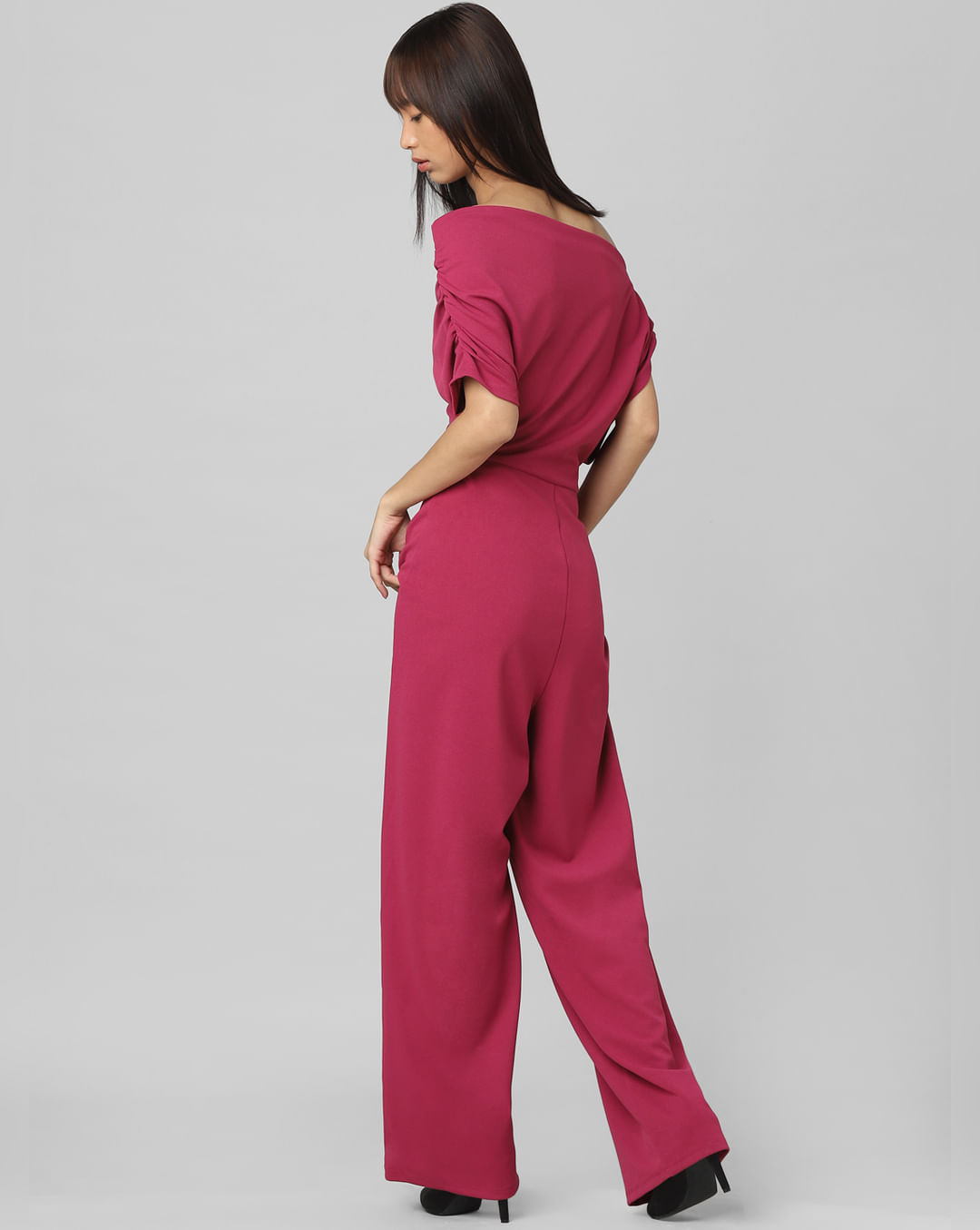 Buy Pink One Shoulder Jumpsuit for Women Online