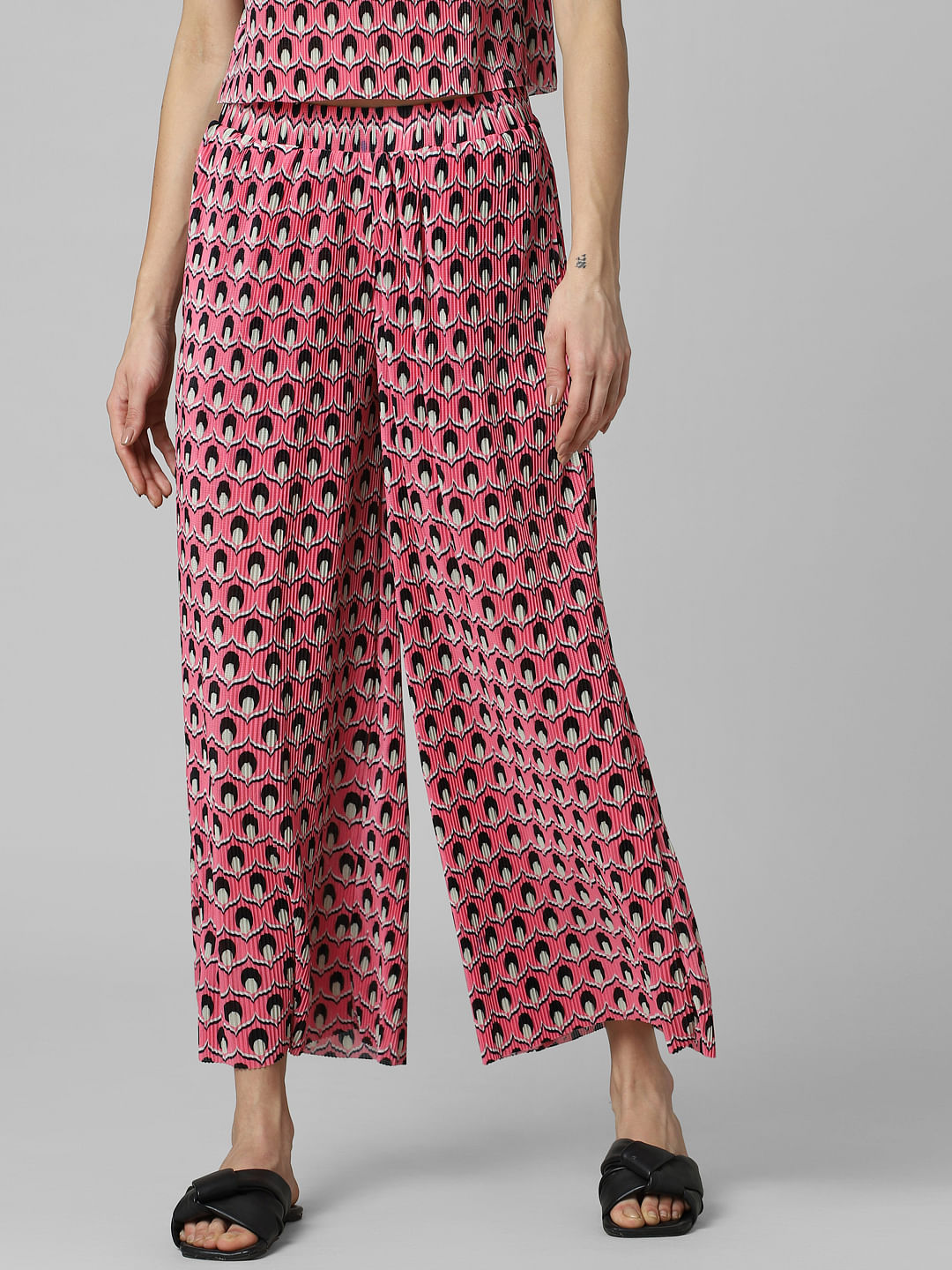 6397 Pink Perfect Floral Pants