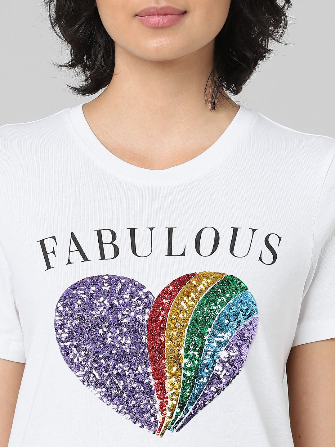 Glitter top t shirt