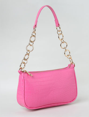Pink Baguette Bag