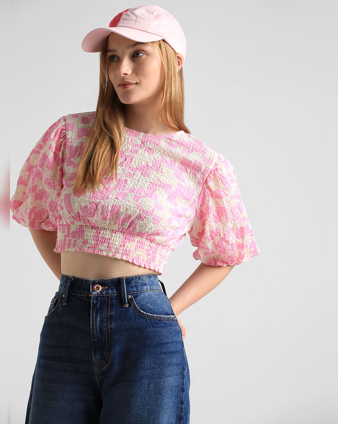 Tender Touch Blush Pink Long Sleeve Crop Top  Pink long sleeve crop top, Long  sleeve crop top, Crop tops