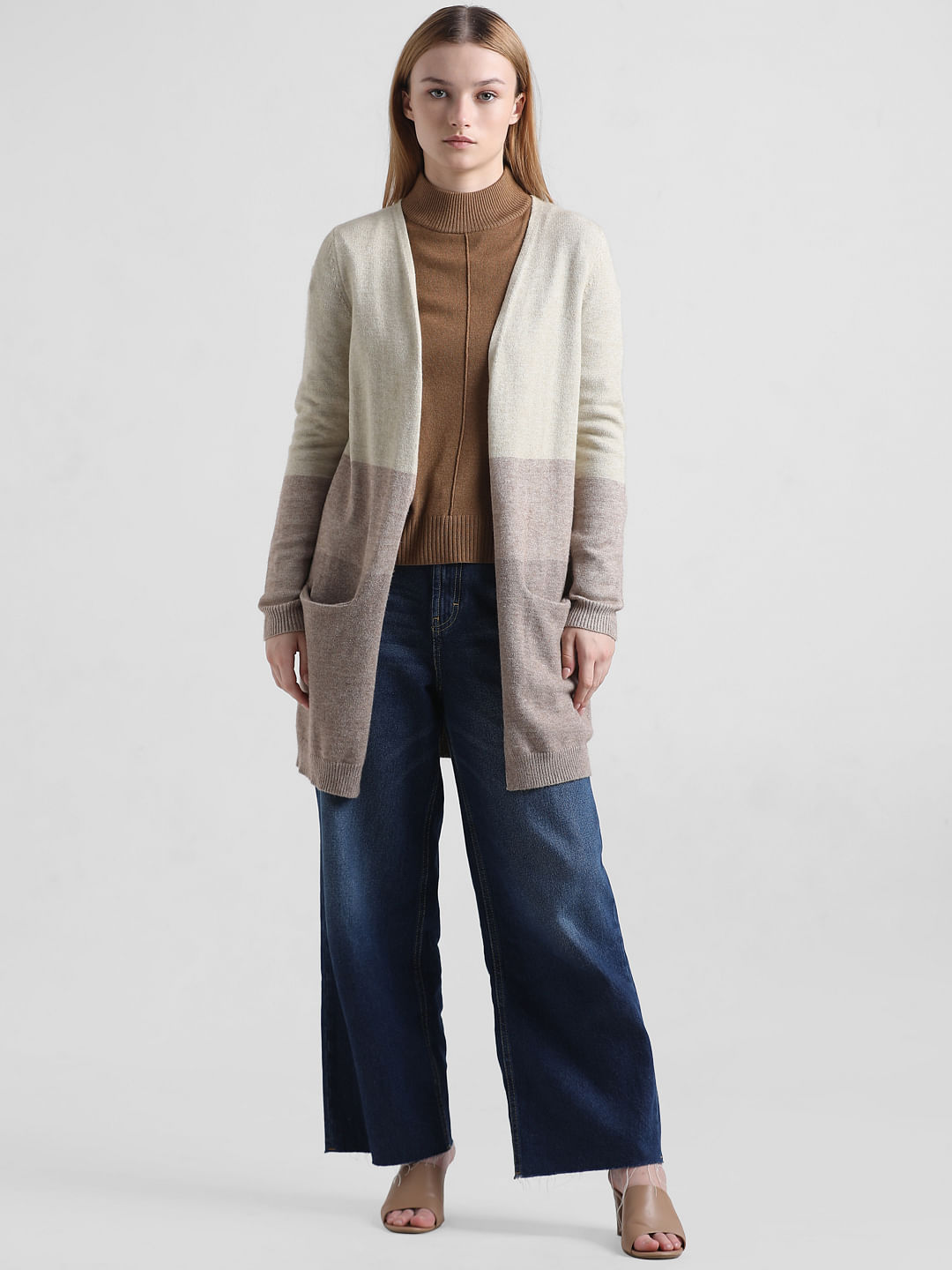 Ryder colorblock deals cardigan sweater