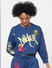 X Disney Blue Co-ord Cropped Sweatshirt