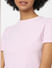 Lavender Ribbed T-shirt