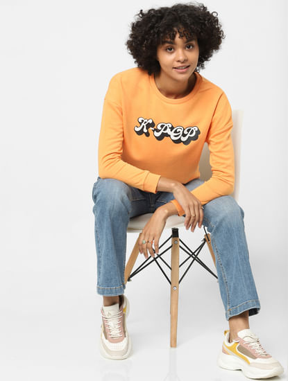 Orange K-POP Sweatshirt