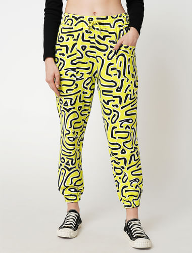 JDY by ONLY Yellow High Rise Joggers