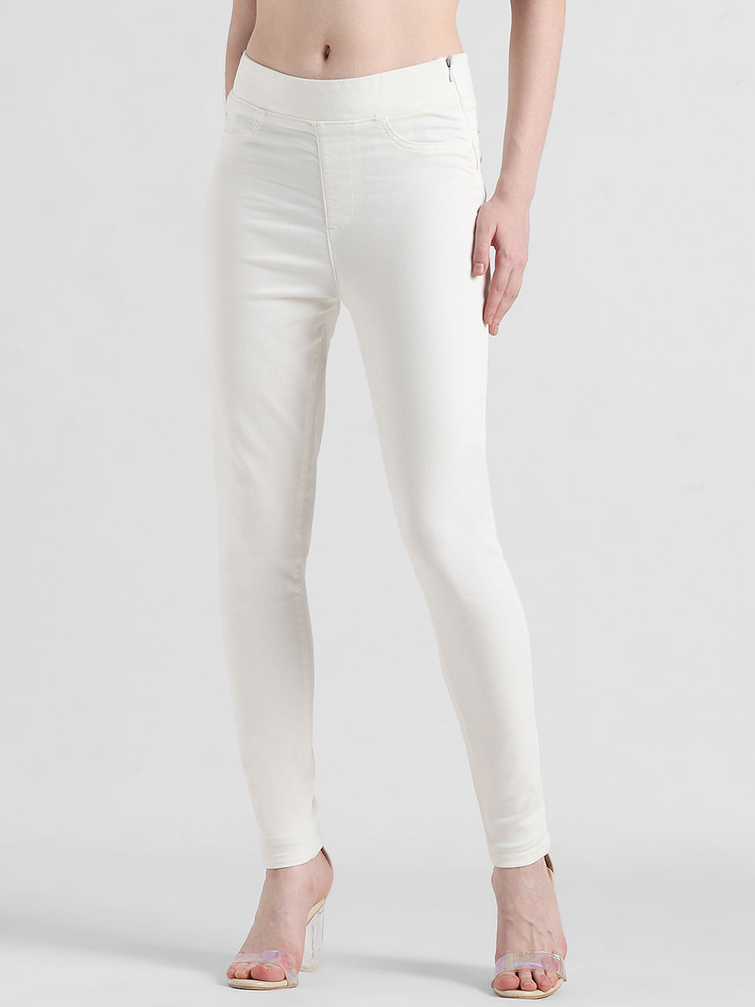 GSOON Slim Fit Men White Trousers - Buy GSOON Slim Fit Men White Trousers  Online at Best Prices in India | Flipkart.com