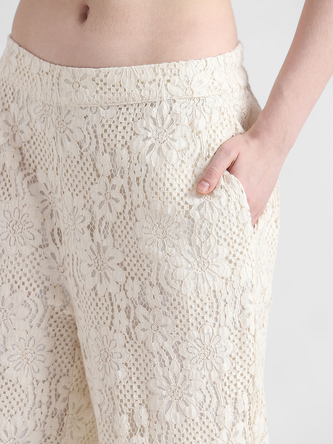 Lace trousers | Lindex Estonia