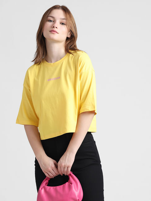 Yellow Boxy Fit T-shirt