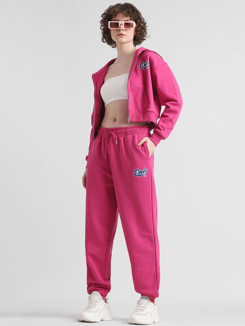 Pink Regular Fit Sweatpants