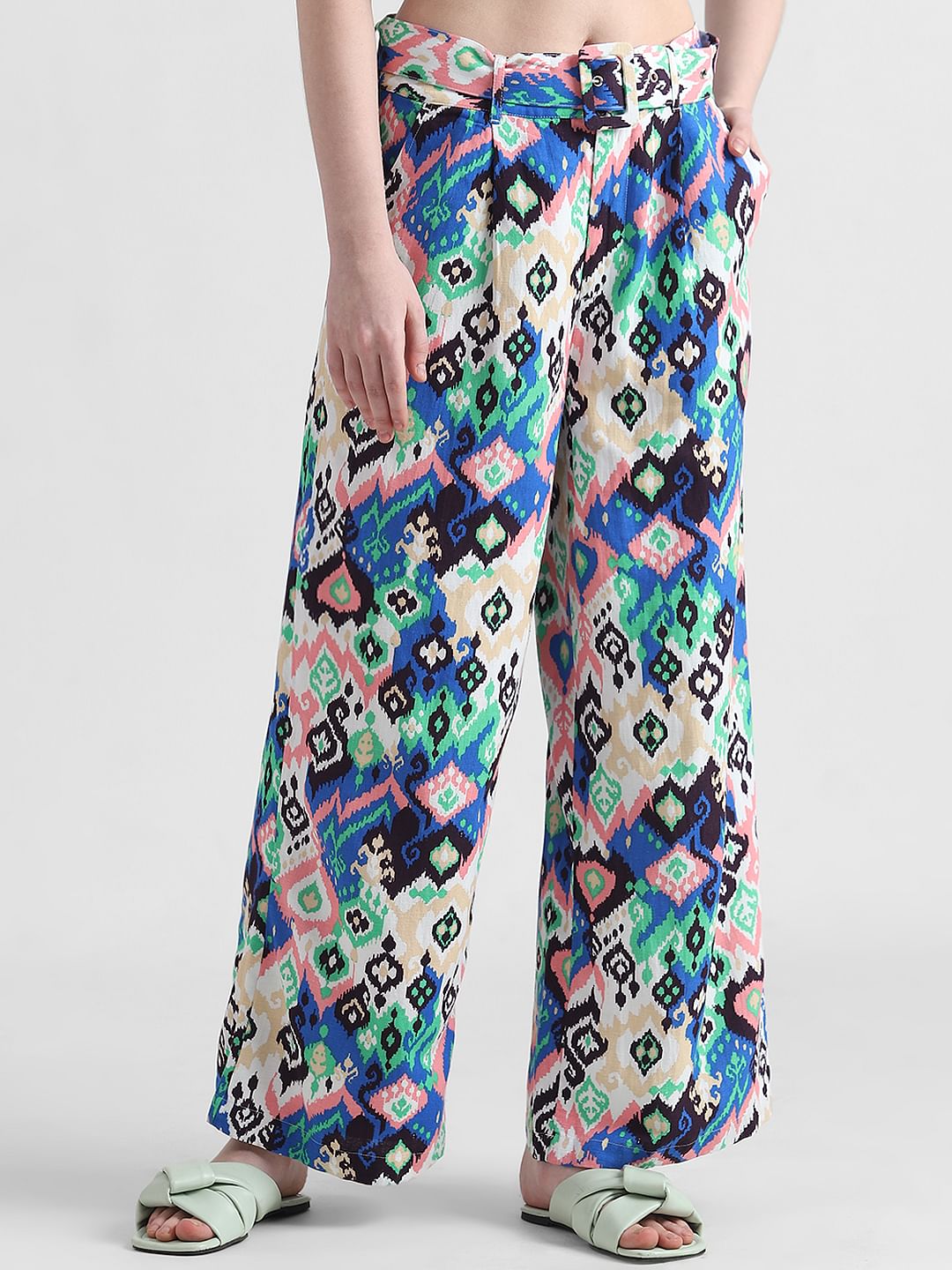 African Print Adize Palazzo Pants