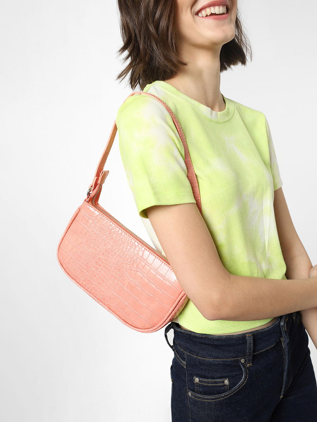 Buy Erica Topaz Handheld Mini Bag by Designer THE LEATHER GARDEN Online at  Ogaan.com