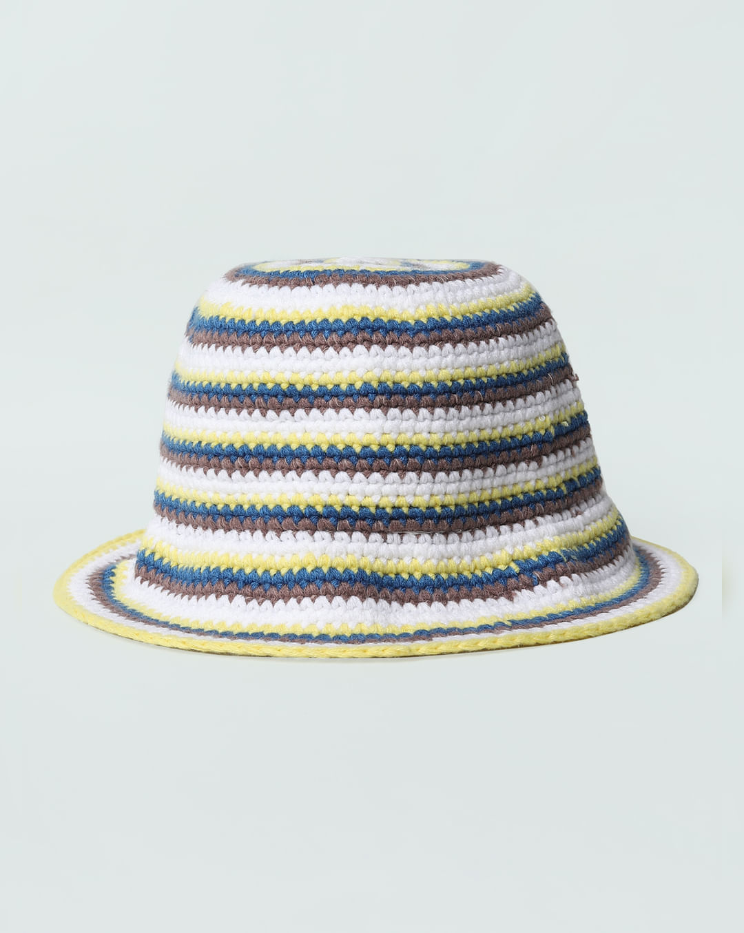 Buy Multi-coloured Striped Bucket Hat for Women, ONLY