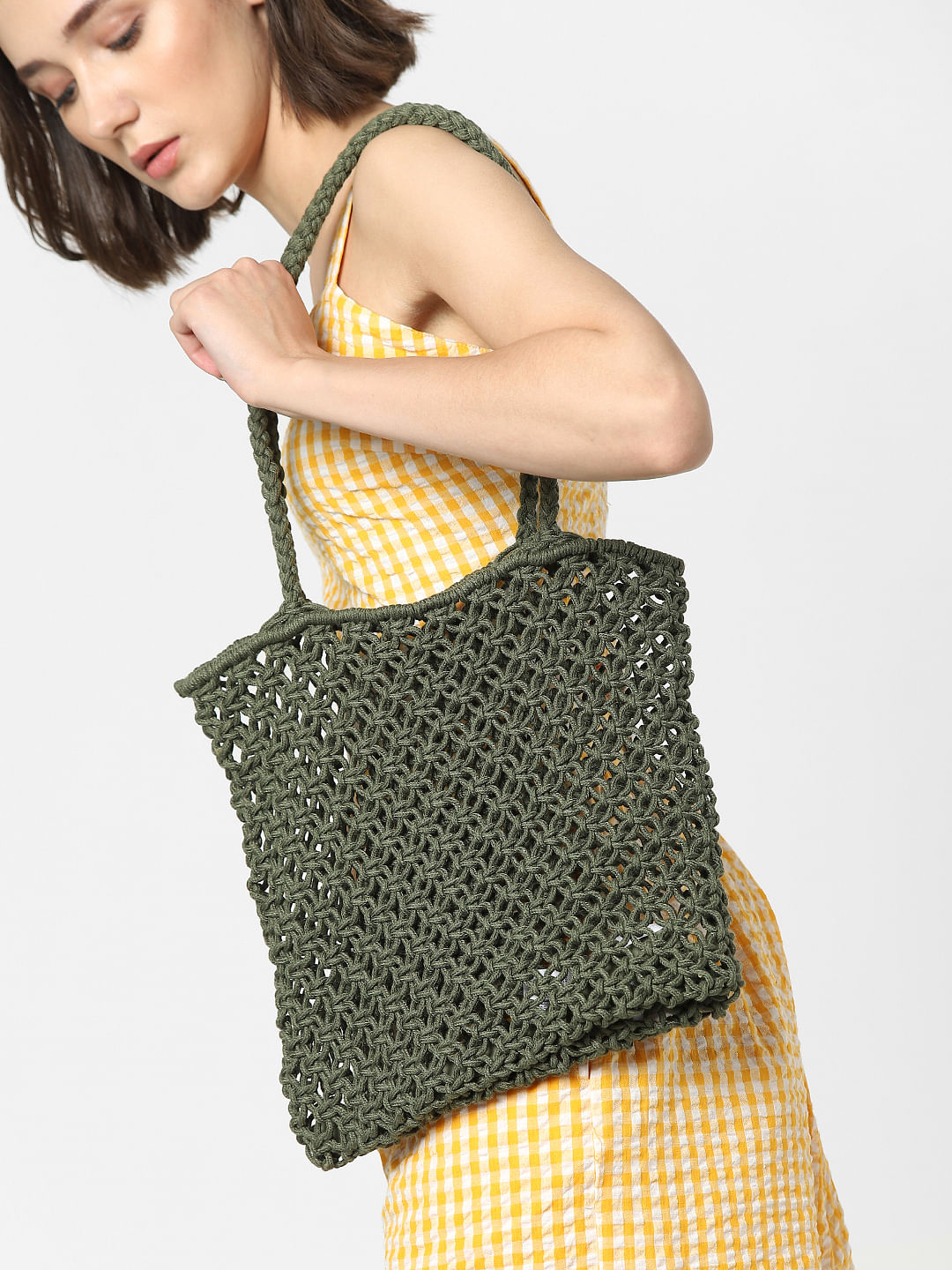 Wood & Crochet Handbag – STREET NINE FASHIONS
