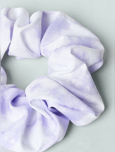 Purple Tie Dye Scrunchie