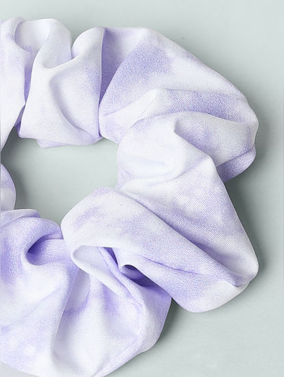 Purple Tie Dye Scrunchie