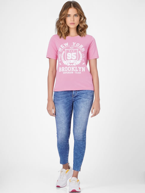 Pink Varsity T-shirt