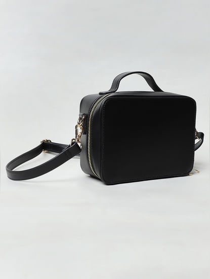 Black Boxy Crossbody Bag
