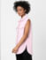 Pink Sleeveless Overshirt
