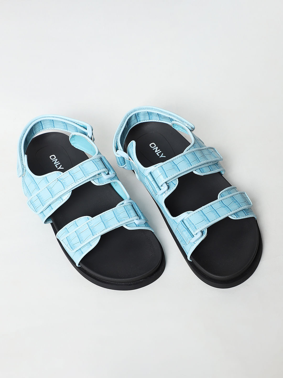 Buy The White Pole Women's Sky Blue Back Strap Sandals for Women at Best  Price @ Tata CLiQ
