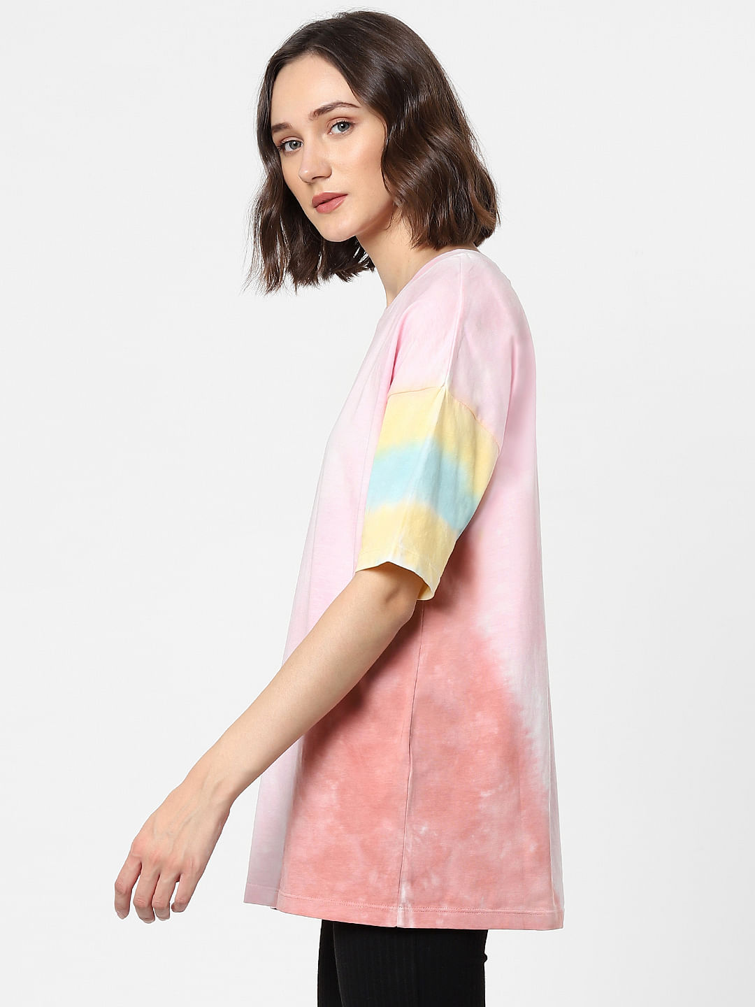 Oversized tie deals dye shirt