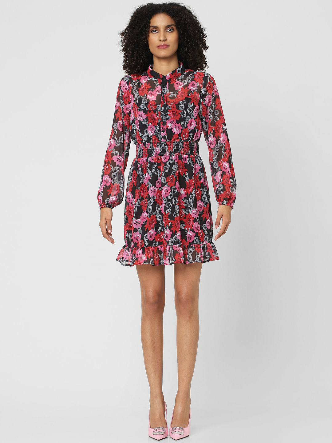 Buy online Women's Fit & Flare Floral Dress from western wear for Women by  Rudraaksha for ₹699 at 65% off | 2024 Limeroad.com