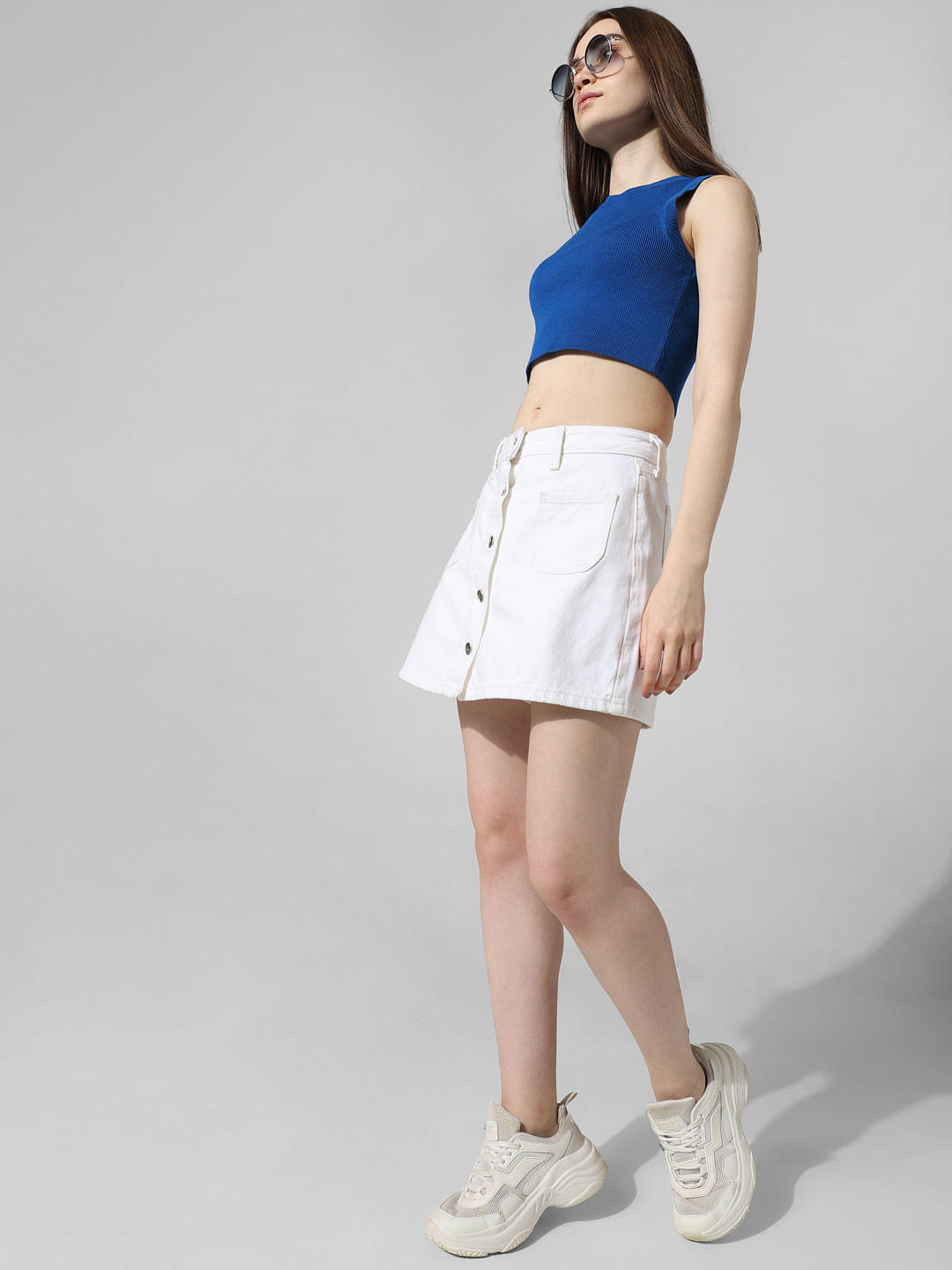 Denim shorts for clearance womens online india