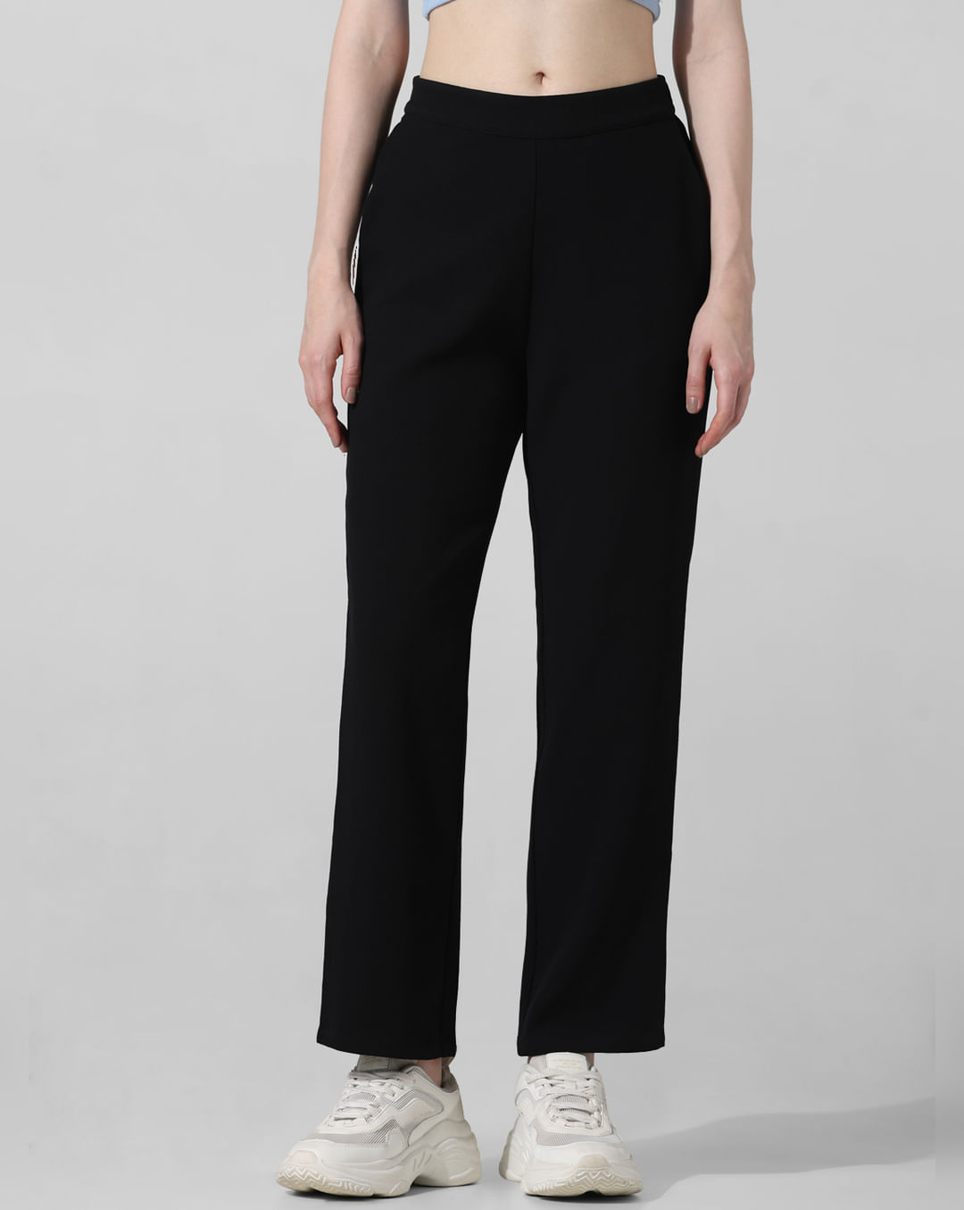Dunnes Stores  Black Slim Fit Stretch Trouser