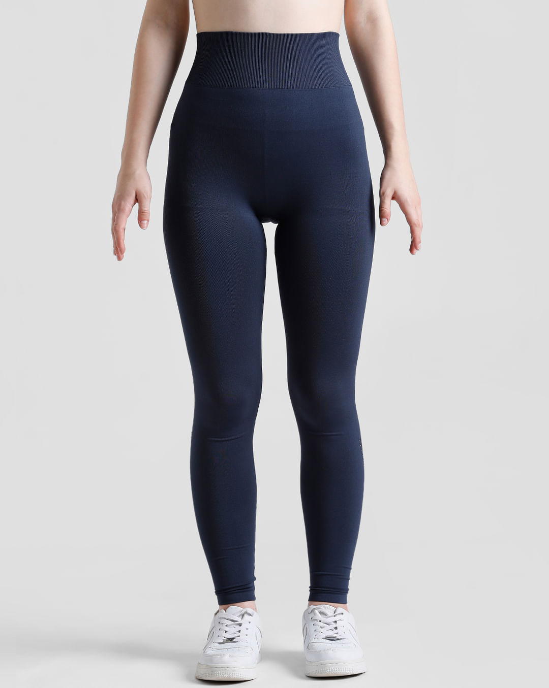 PLAY Navy Blue High Rise Seamless Training Tights
