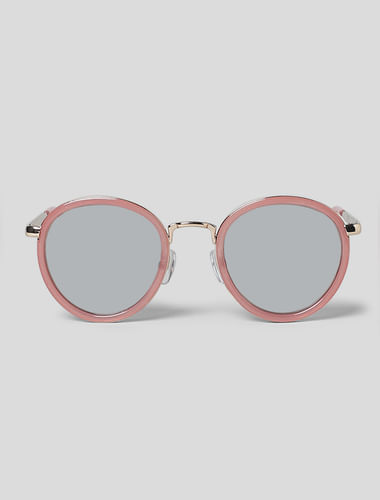 Peach Round Sunglasses