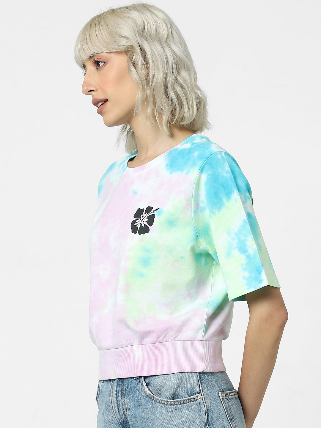 Green tie outlet dye sweatshirt