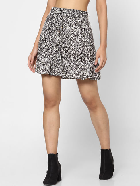Black & White Co-ord Skirt