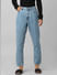Blue High Rise Mom Jeans