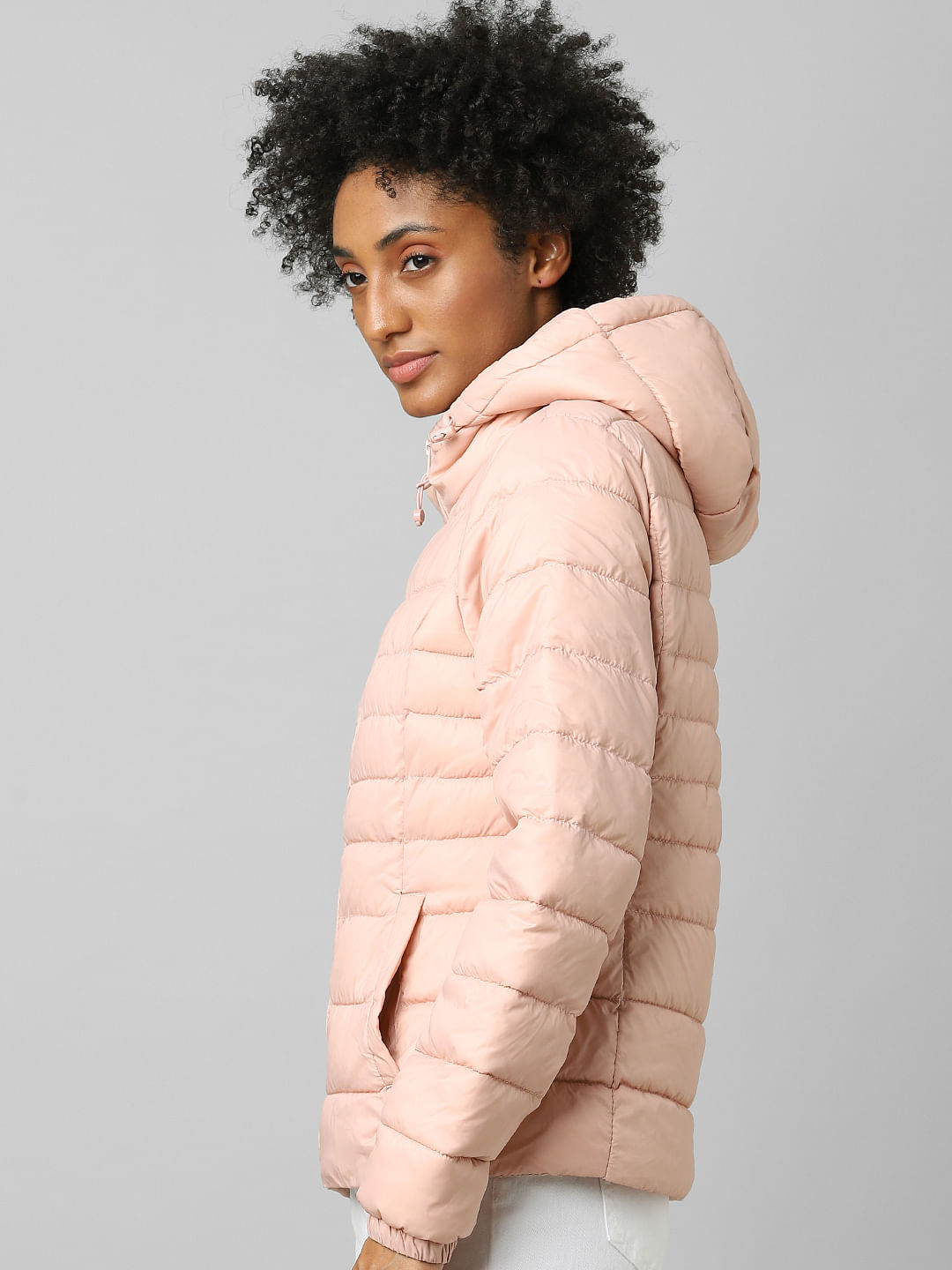 Puffer jacket women outlet pink