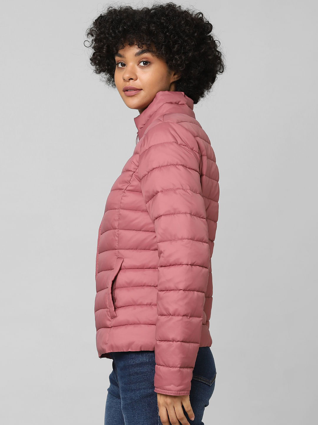 pink padded jackets