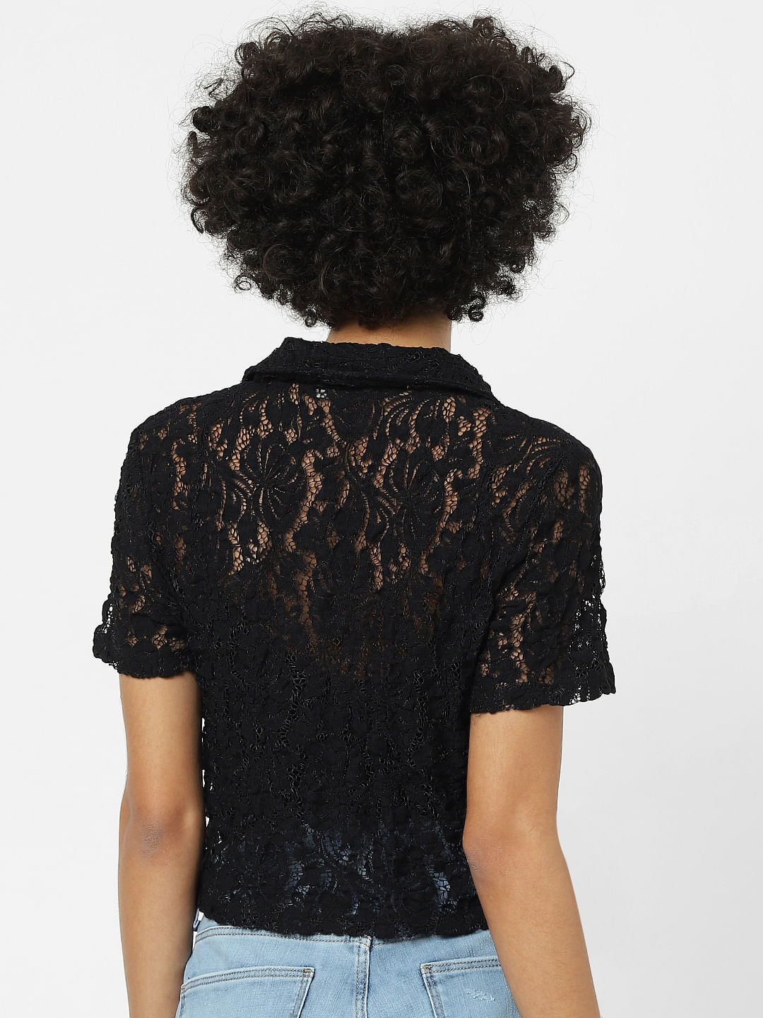 zara trafaluc lace top