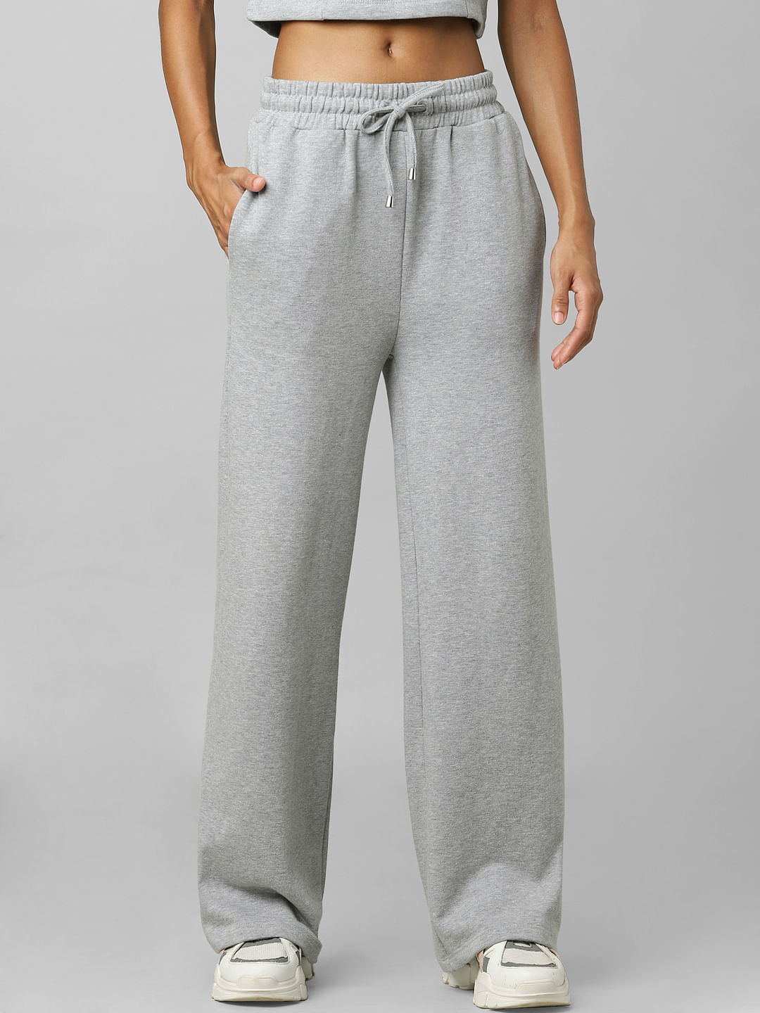 Women Yoga Pants Organic Cotton  GreyPink