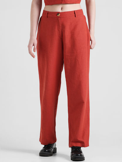 Red Co-ord Set Pants