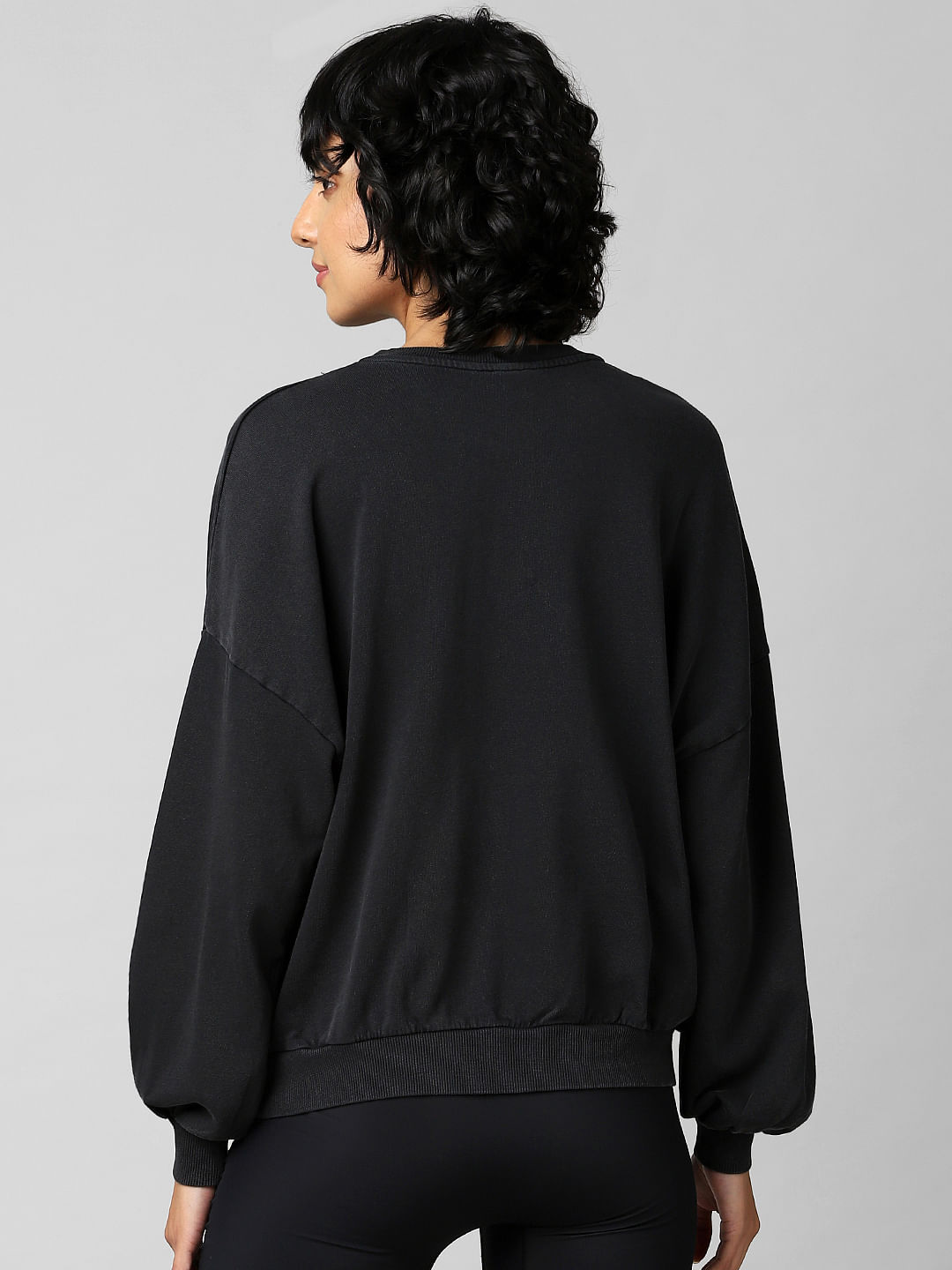 Oversized black store sweatshirt