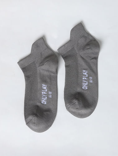 PLAY Brown Logo Print Socks