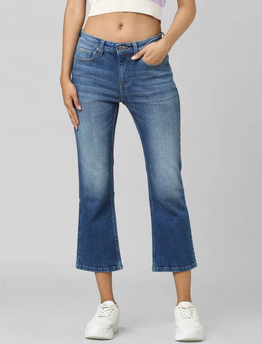 MSENTERPRISES Flared Women Light Blue Jeans - Buy MSENTERPRISES Flared  Women Light Blue Jeans Online at Best Prices in India
