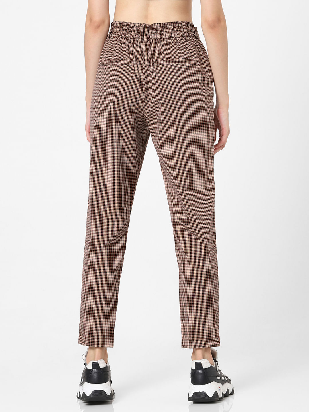 Buy Brown Trousers  Pants for Women by Vero Moda Online  Ajiocom
